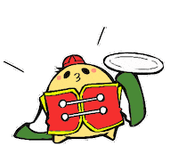 Takatan_miso 食べる 餃子 ぎょうざ タカダ Sticker