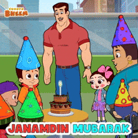 Party Birthday GIF by Chhota Bheem