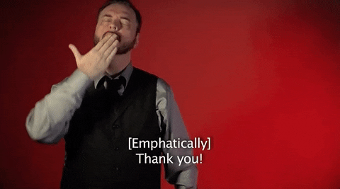 sign language thank you GIF by Sign with Robert