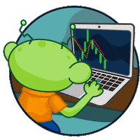 Green Man Crypto Sticker by Coin-Galaxy