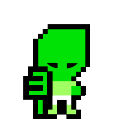 greenmangaming giphyupload alien gamer thumbsdown Sticker
