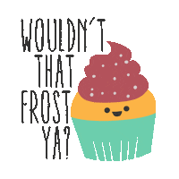 cupcake pun STICKER by imoji