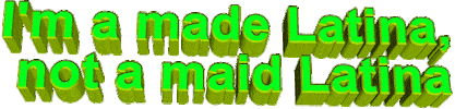 i'm a latina Sticker by AnimatedText