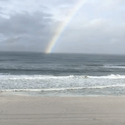 Rainbow Shines Over Panama City Beach Before Alberto's Arrival