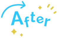 Sparkling Before And After Sticker by Style Degree
