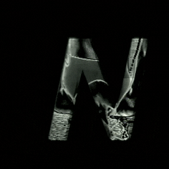Glitch Alphabet GIF
