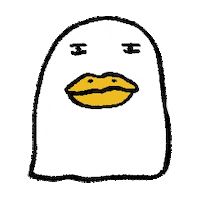 bird duck Sticker by Goose Tang