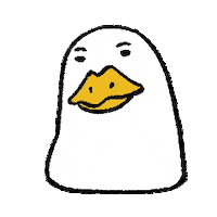 bird duck Sticker by Goose Tang