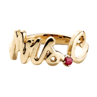 wedding gold Sticker
