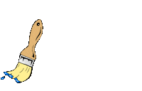 leonkeer art blue artist painting Sticker