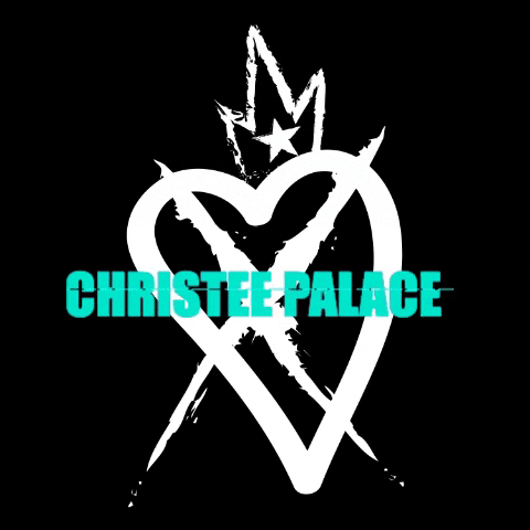 christeepalace giphygifmaker heartlogo tealhair christeepalace GIF