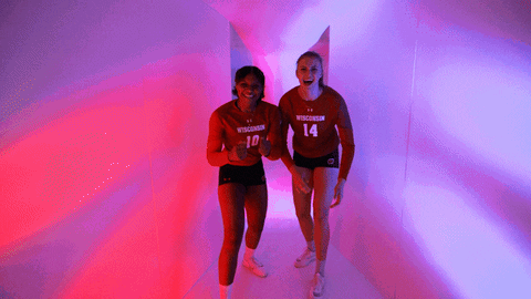 Wisconsin Volleyball GIF by Wisconsin Badgers