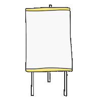 Sketch Canvas Sticker by Simone Abelmann