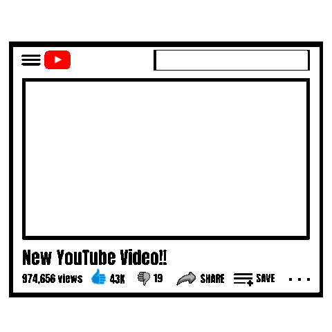 Youtube Sticker by Shelly Saves the Day