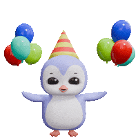 Celebrate Happy Birthday Sticker by Pengu
