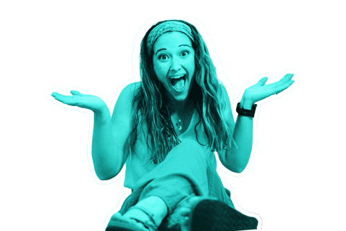 Happy Fun Sticker by The Jade Designs