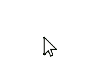 Sticker gif. Red YouTube 'subscribe' button flips into the frame and a white cursor hovers over it.