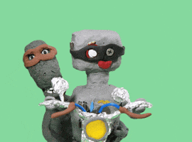 Road Trip Robot GIF by stupid_clay