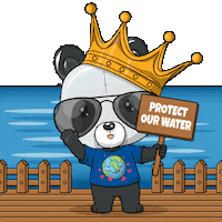 Water Day Sticker by PandaPals