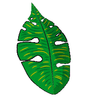 Tiki Hojas Sticker by Swizzologist