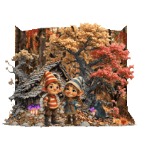 Falling Leaves Fall Sticker
