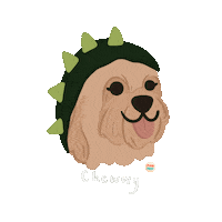 Dog Sticker by Ann of Facedit