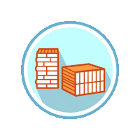 Box Brick Sticker by Schlagmann Poroton
