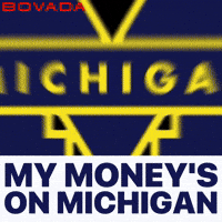 Go Blue Michigan Football GIF by Bovada