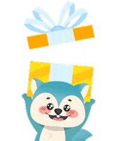 Happy Gift Sticker by Kurumi Indonesia