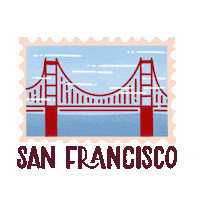 San Francisco Usa Sticker