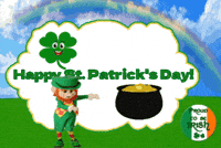 St Patricks Day Rainbow GIF