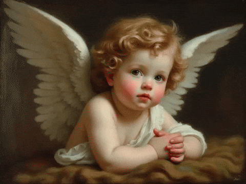 Christmas Angel GIF by Maryanne Chisholm - MCArtist