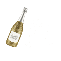 Cheers Sparkle Sticker by Après Sweat