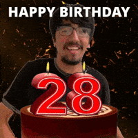 Happy 28Th Birthday GIF