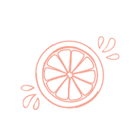 Orange Fruit GIF by Emilie Steinmann Creative