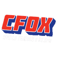 You Rock Mr Fox Sticker by The World Famous CFOX 99.3 FM