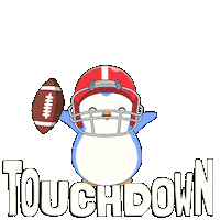 American Football Win Sticker by Pudgy Penguins