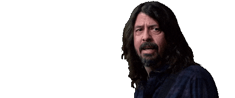 Dave Grohl Whatever Sticker by Foo Fighters