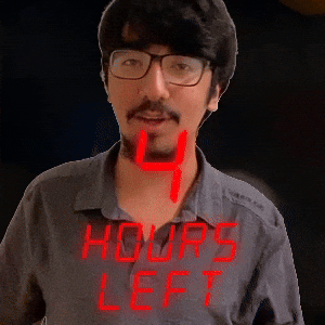 4 hours left