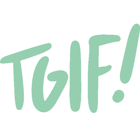 friday weekend Sticker by Thimblepress