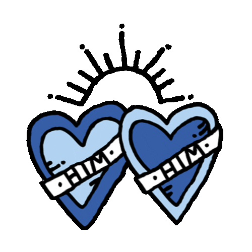 Rainbow Hearts Sticker by WONGDOODY