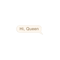 Nikoibykai hello text hey queen Sticker