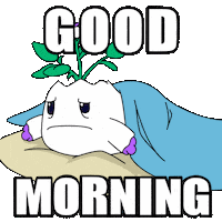 Tired Good Morning Sticker by Magic Eden