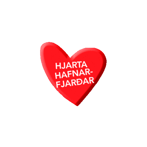 Heart Iceland Sticker by Hafnarfjardarbaer