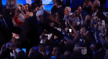 bernie sanders democratic debate 2016 GIF by Univision Noticias