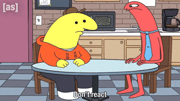 Relax Sitting GIF by Adult Swim