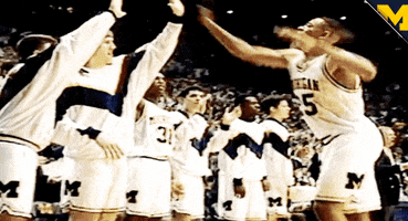 Go Blue Michigan Basketball GIF by Michigan Athletics