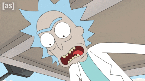 Screaming Rick And Morty GIF by Adult Swim