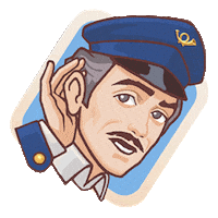 Gossip Listen Sticker