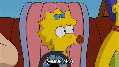 Tired Maggie Simpson GIF by The Simpsons